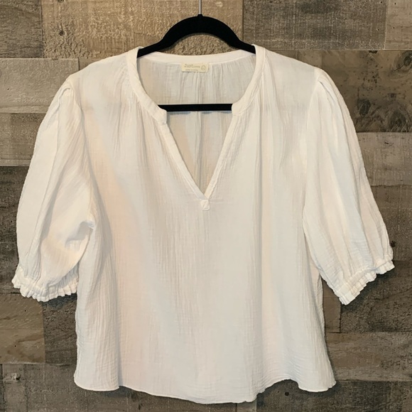 Just Living White Boho Top - Picture 6 of 15